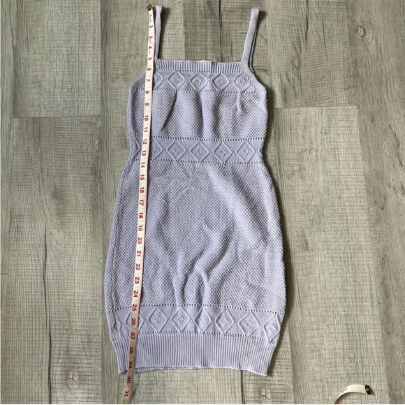 SEVEN WONDERS Rose Knit Dress in Lilac Purple Size XS - Picture 11 of 14